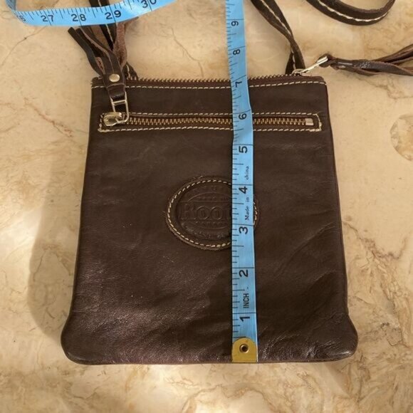 Roots Leather Mini Crossbody Festival Bag - Picture 12 of 12